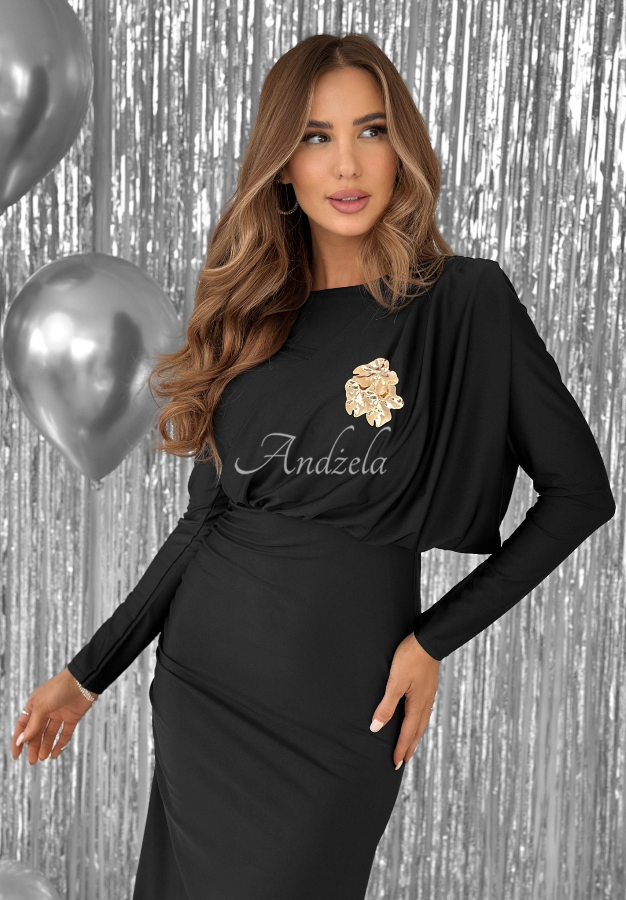 Rochie mulată cu pliuri Night Of The Year