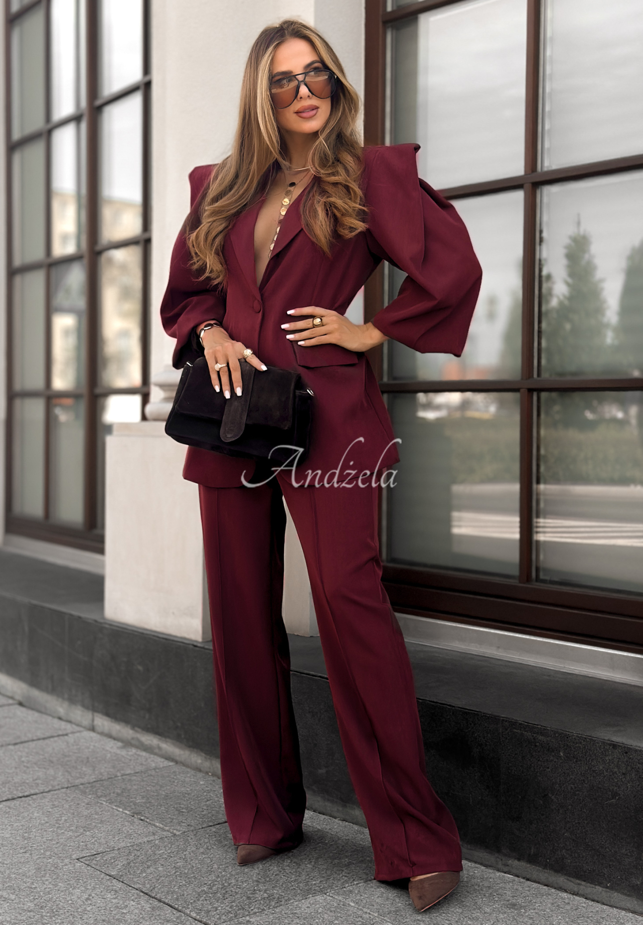 Compleu format din sacou și pantaloni Too Late To Ask