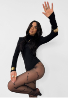 Body ze stójką La Milla Need Somebody negre