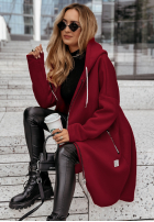 Hanorac lung Peaceful Mind cu glugă