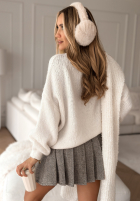 Fustă mini Not Tonight bej