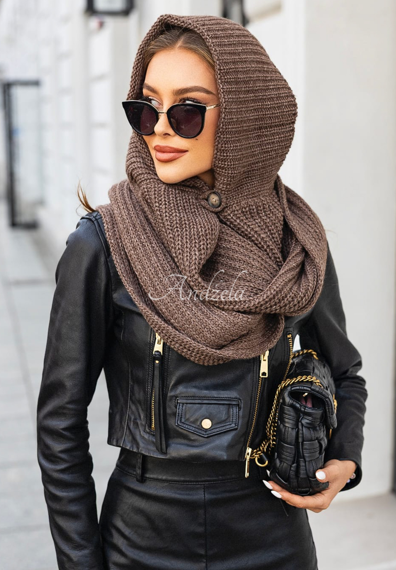 Eșarfă tip balaclava cu glugă Shade Of Winter