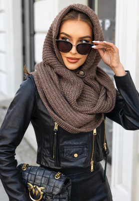 Eșarfă tip balaclava cu glugă Shade Of Winter