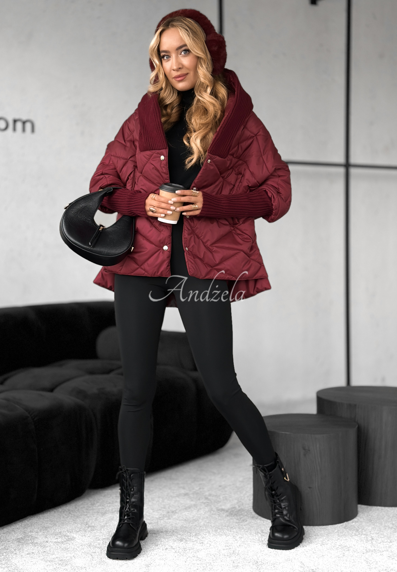 Geacă oversize cu glugă Sancha