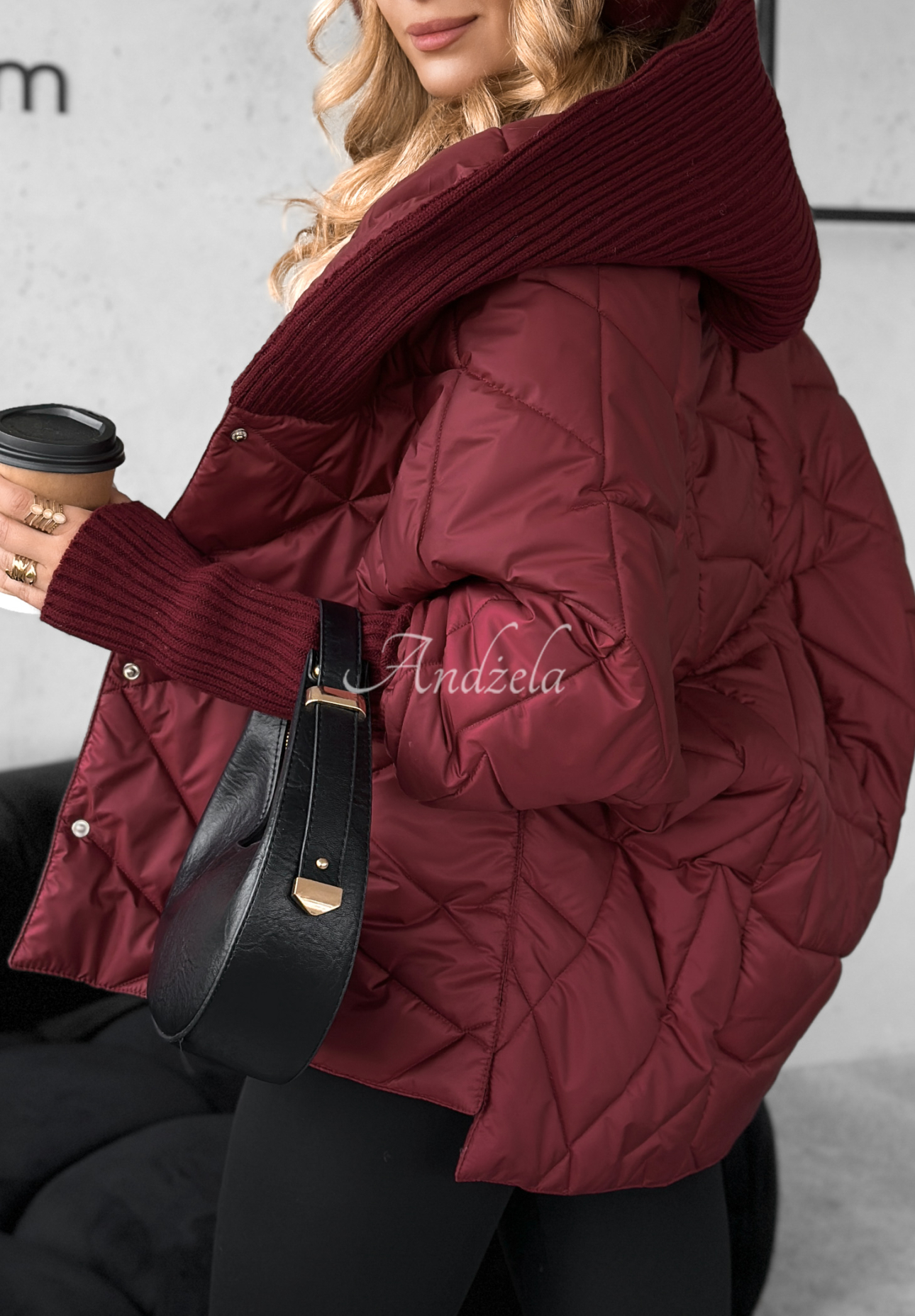 Geacă oversize cu glugă Sancha