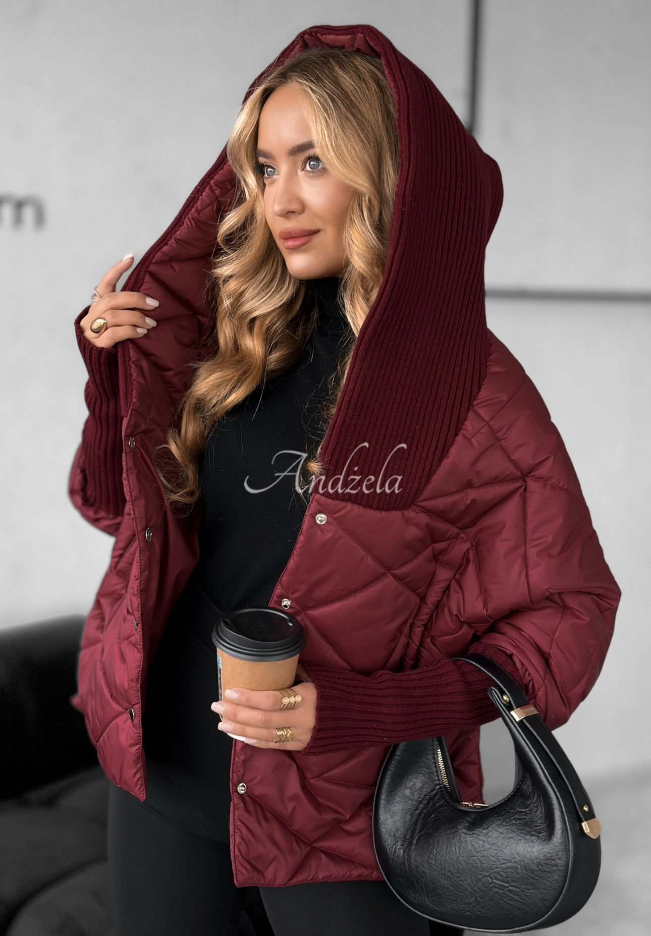 Geacă oversize cu glugă Sancha