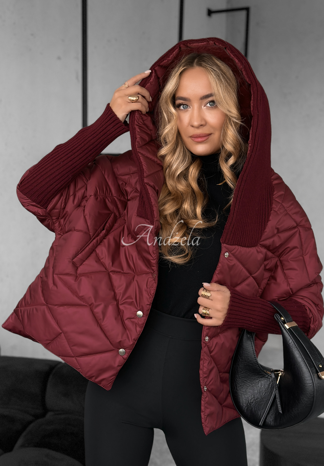 Geacă oversize cu glugă Sancha