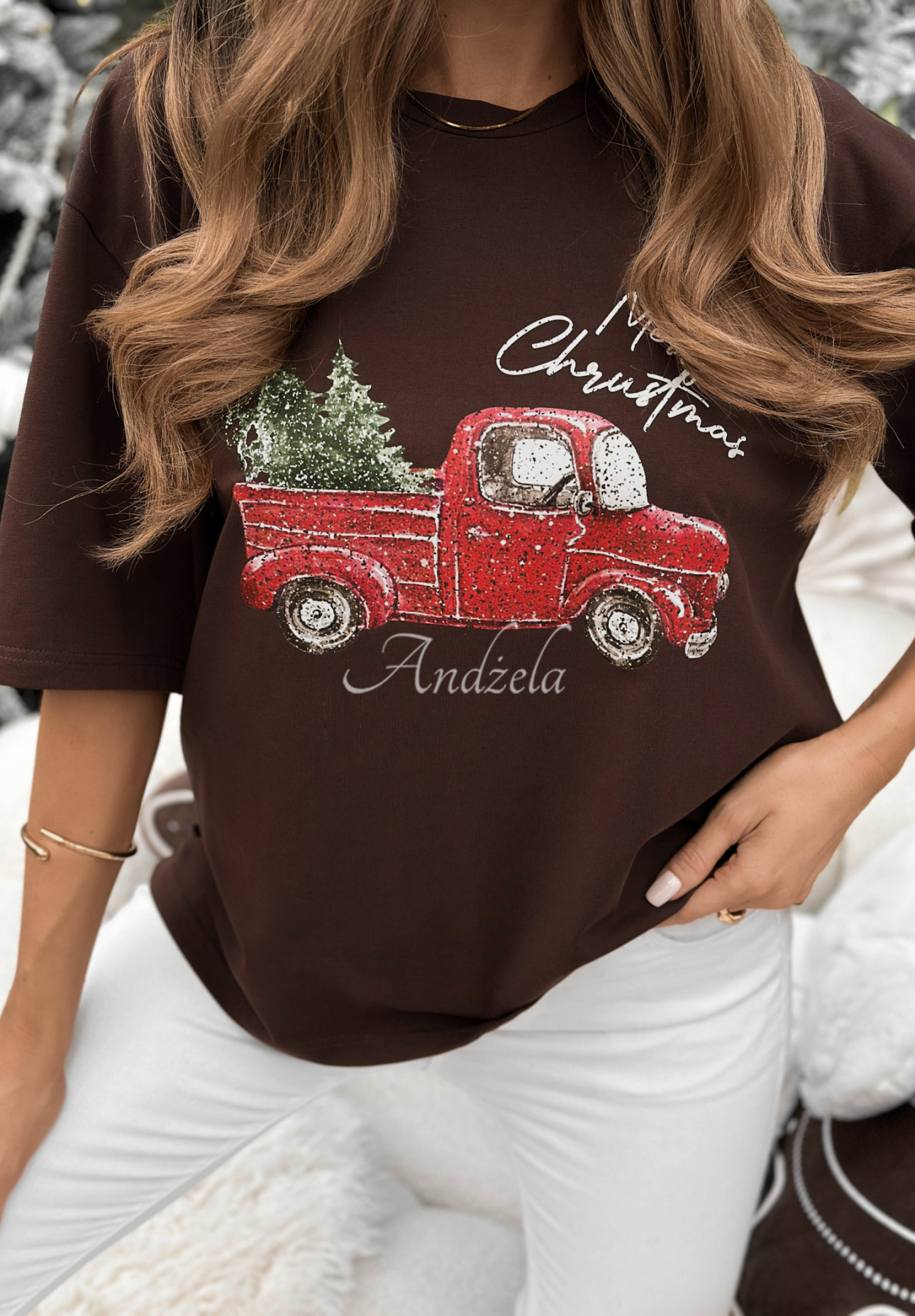 Tricou de Crăciun cu imprimeu Merry Times