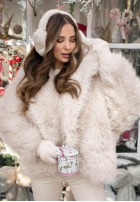 Scurtă Geacă futerko Rainy Mood bej