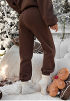 Świąteczny Compleu de trening Hanorac i Pantaloni Christmas Cookies ciocolatiu