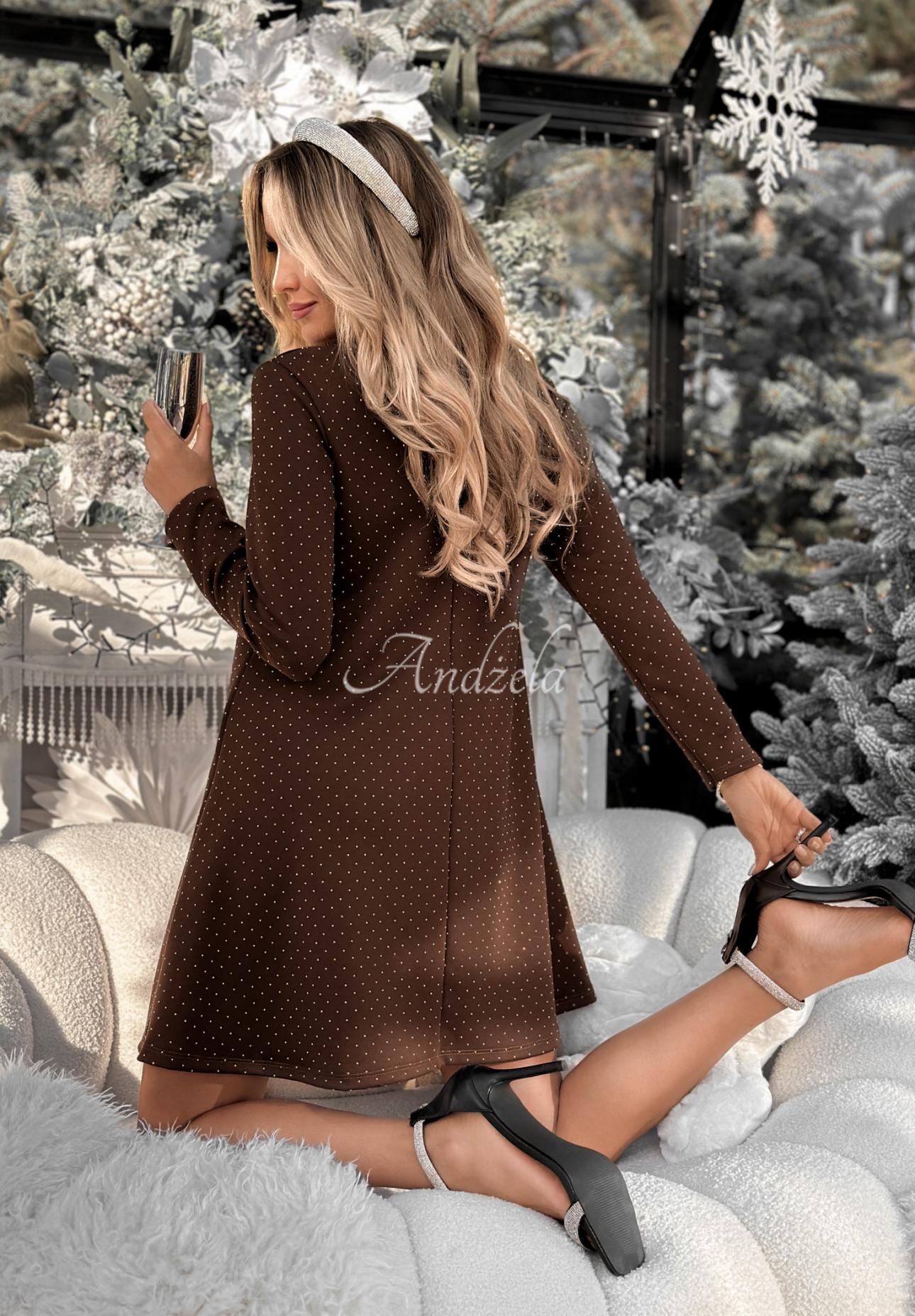 Rochie cu cristale Sparkle Like Stars