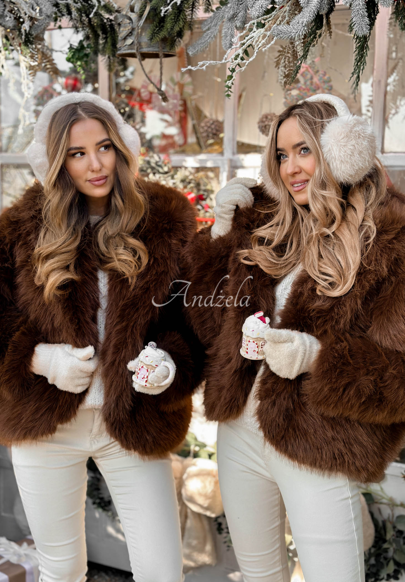 Geacă scurtă de blană Rainy Mood