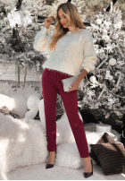 Pulover alpaka z kryształkami Soft And Dazzling ecru