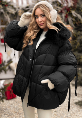 Geacă matlasată cu blăniță Cold Without You