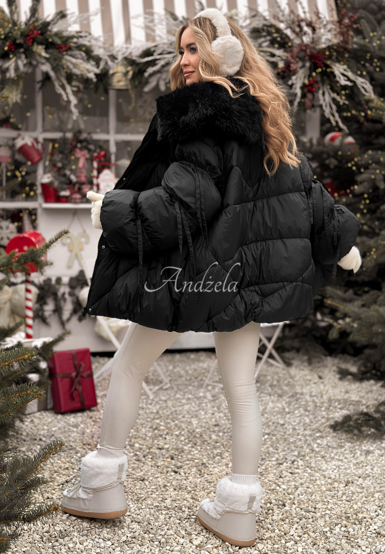 Geacă matlasată cu blăniță Cold Without You