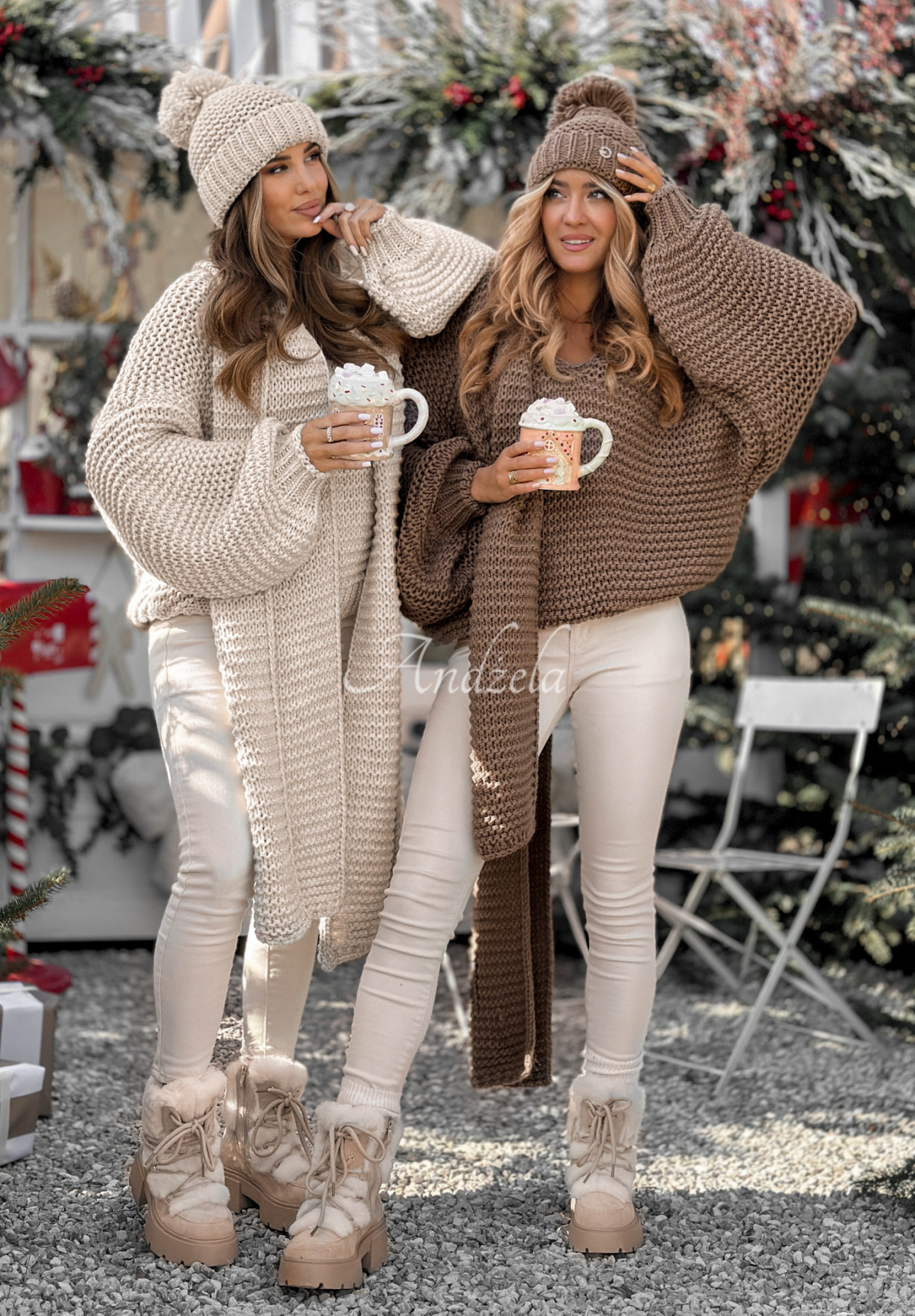 Pulover tricotat din lână Winter Is Calling