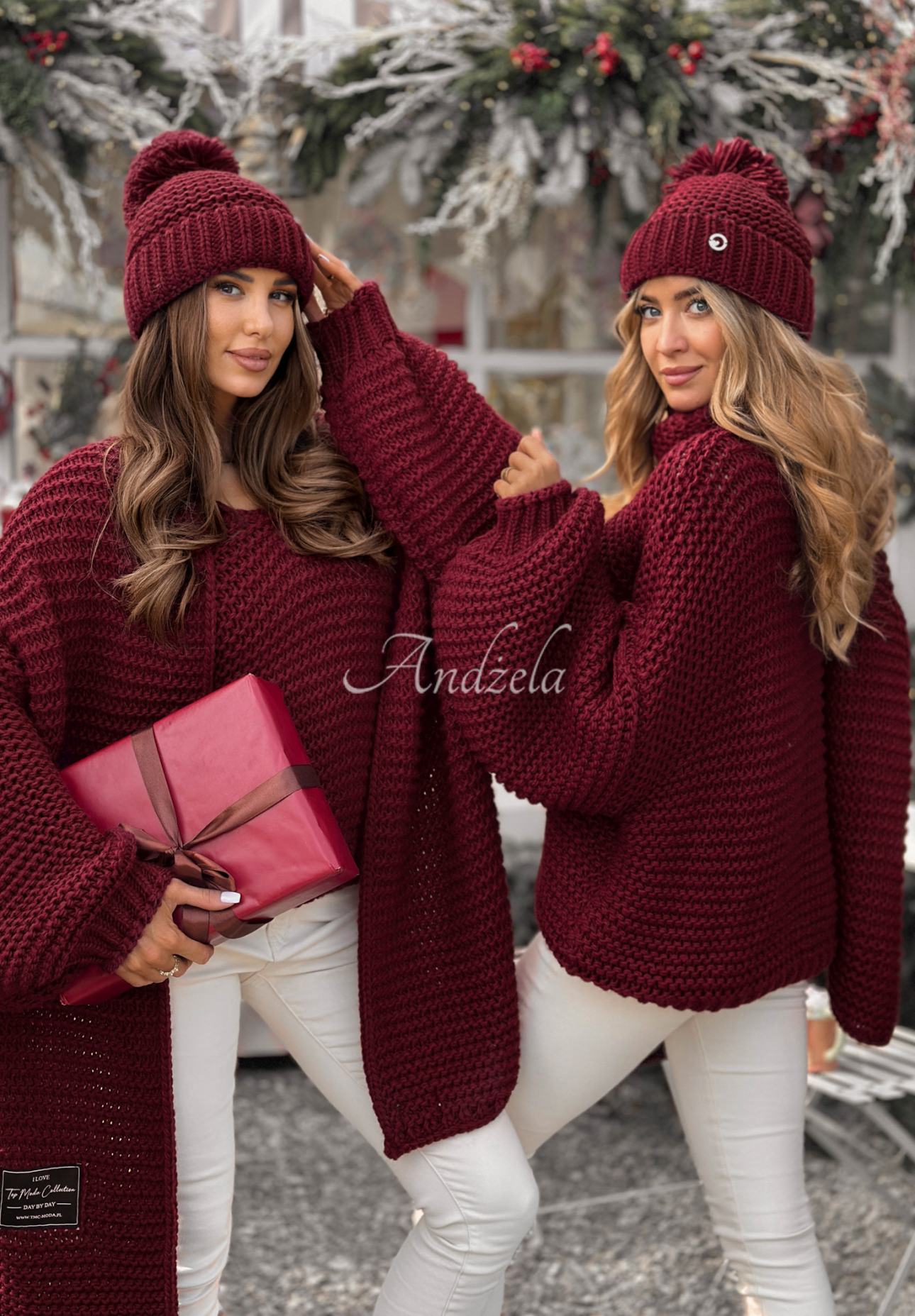 Pulover tricotat din lână Winter Is Calling