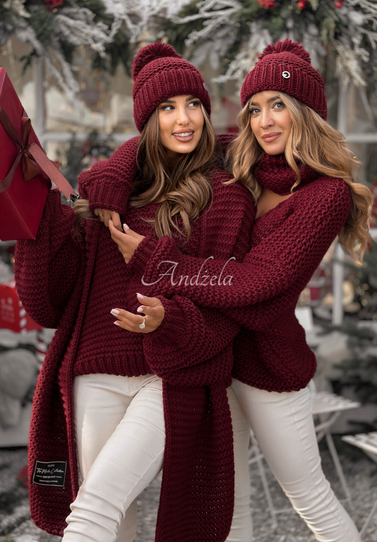 Pulover tricotat din lână Winter Is Calling