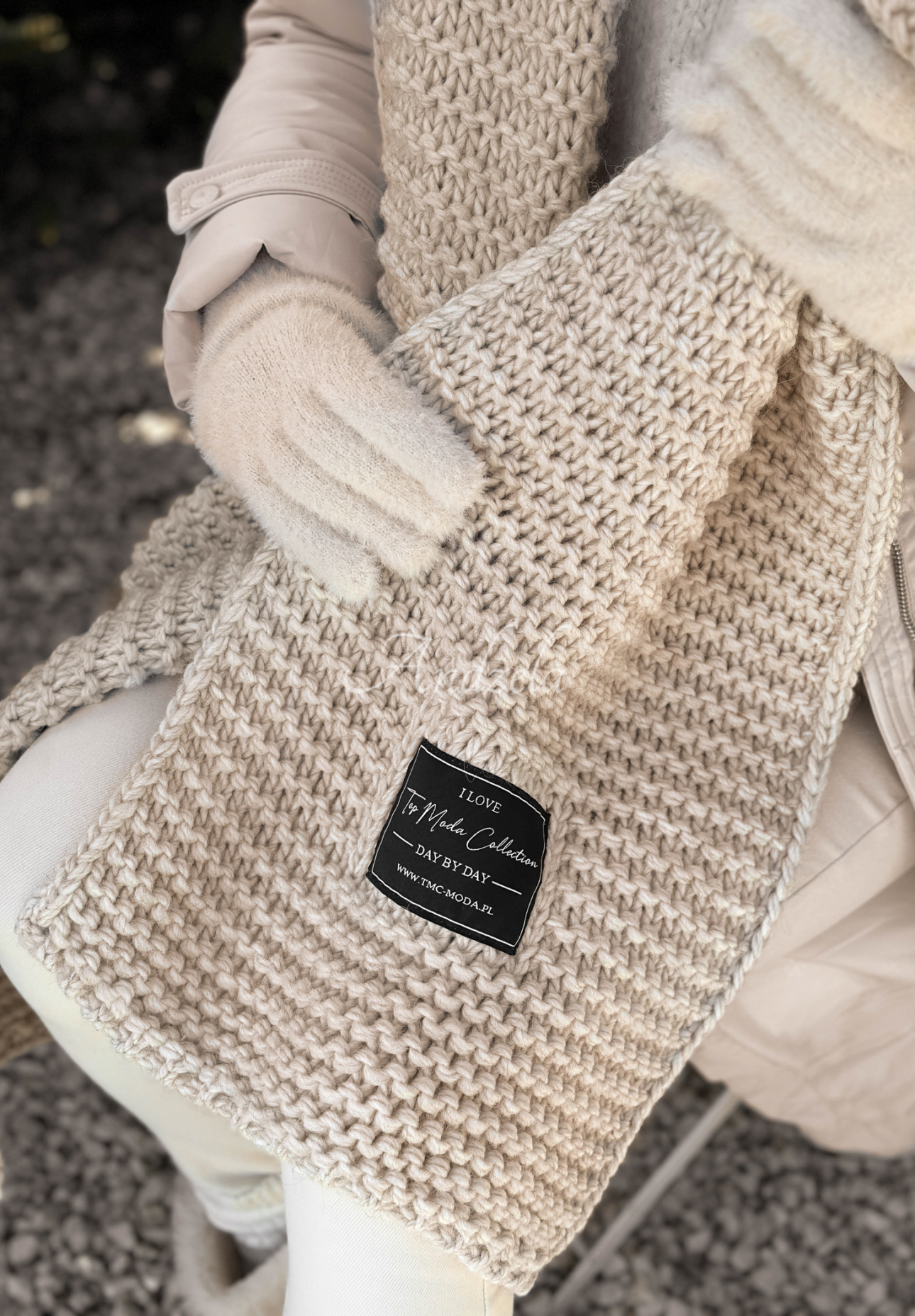 Set căciulă și fular din lână Best Winter Days