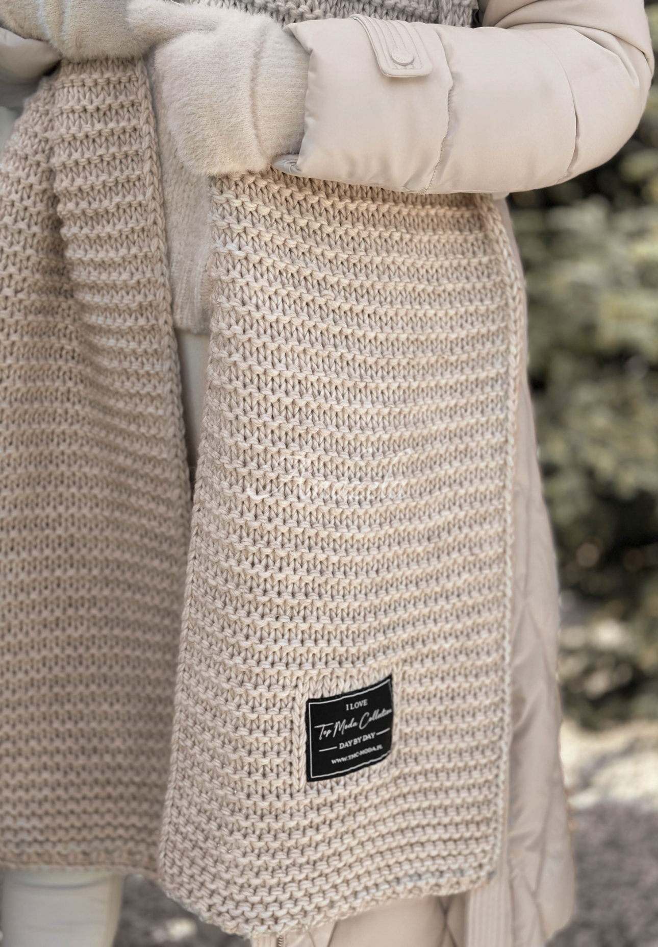 Set căciulă și fular din lână Best Winter Days