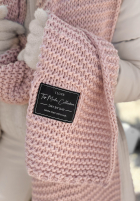 Compleu Căciulă, szalik, Mănuși 3in1 Best Winter Days bej roz pudră