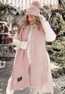 Set căciulă și fular din lână Best Winter Days