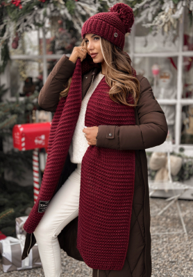 Set căciulă și fular din lână Best Winter Days