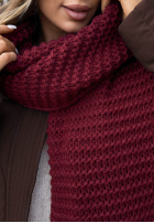 Compleu Căciulă, szalik, Mănuși 3in1 Best Winter Days burgundowy