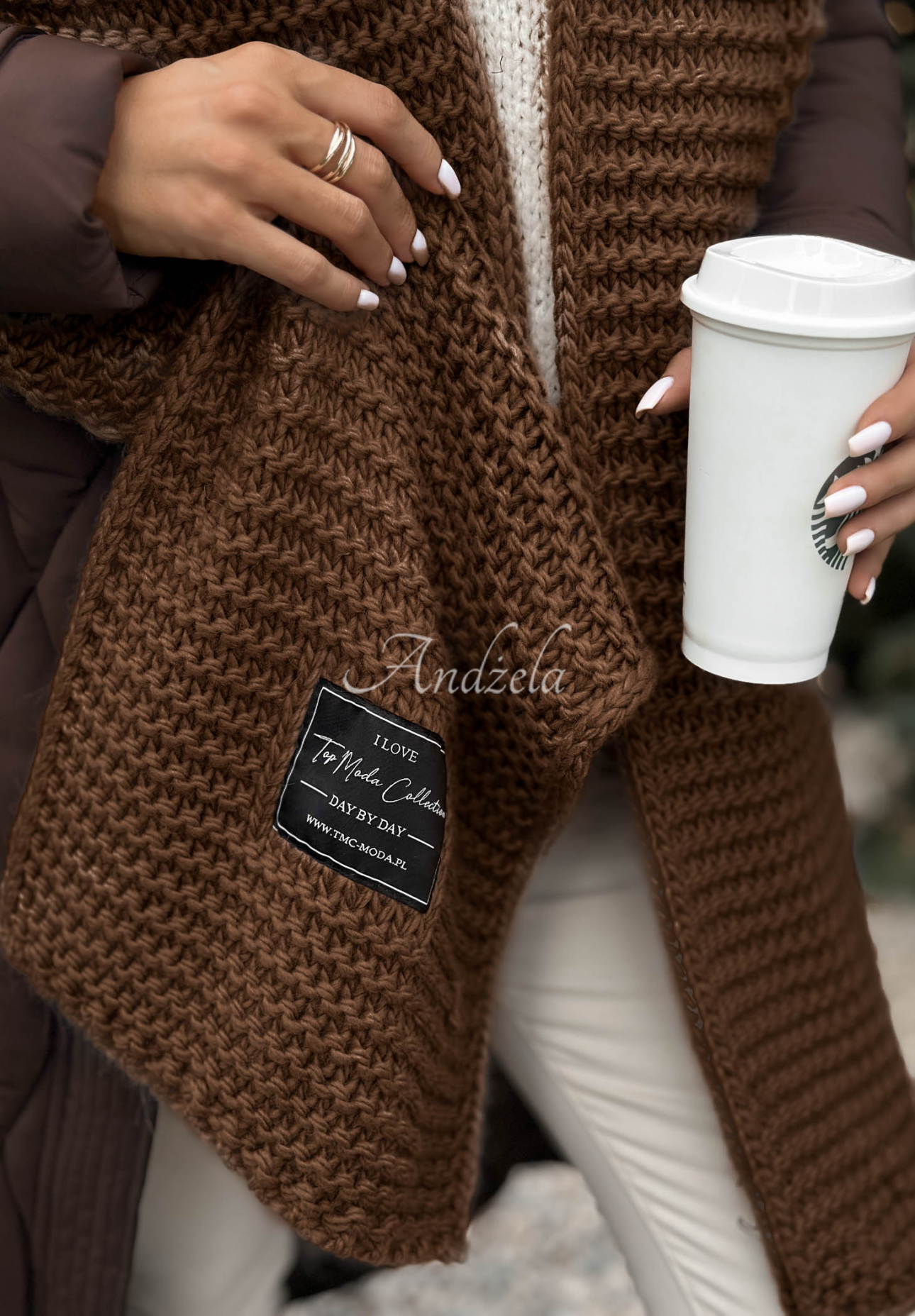 Set căciulă și fular din lână Best Winter Days