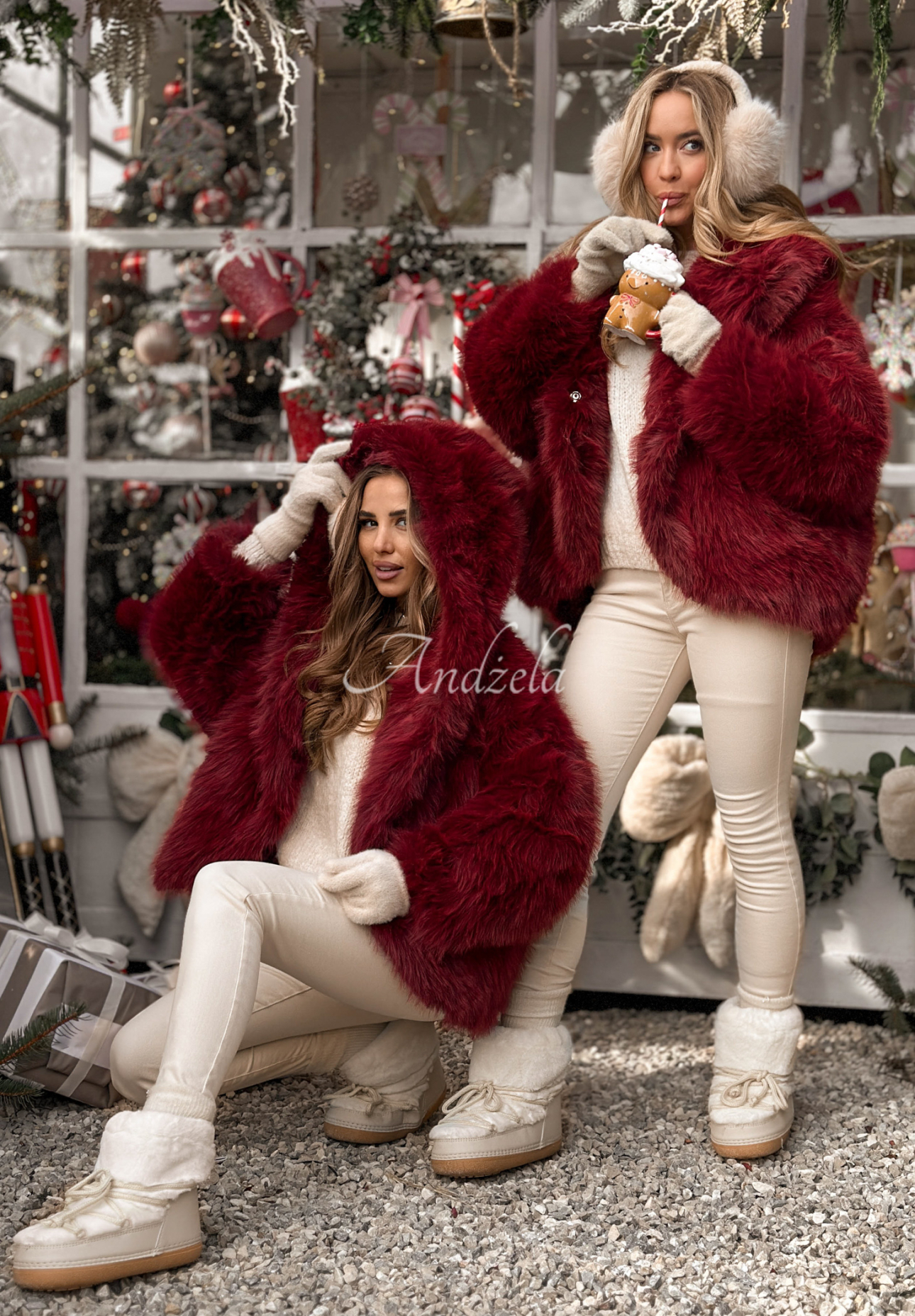 Geacă scurtă de blană Rainy Mood