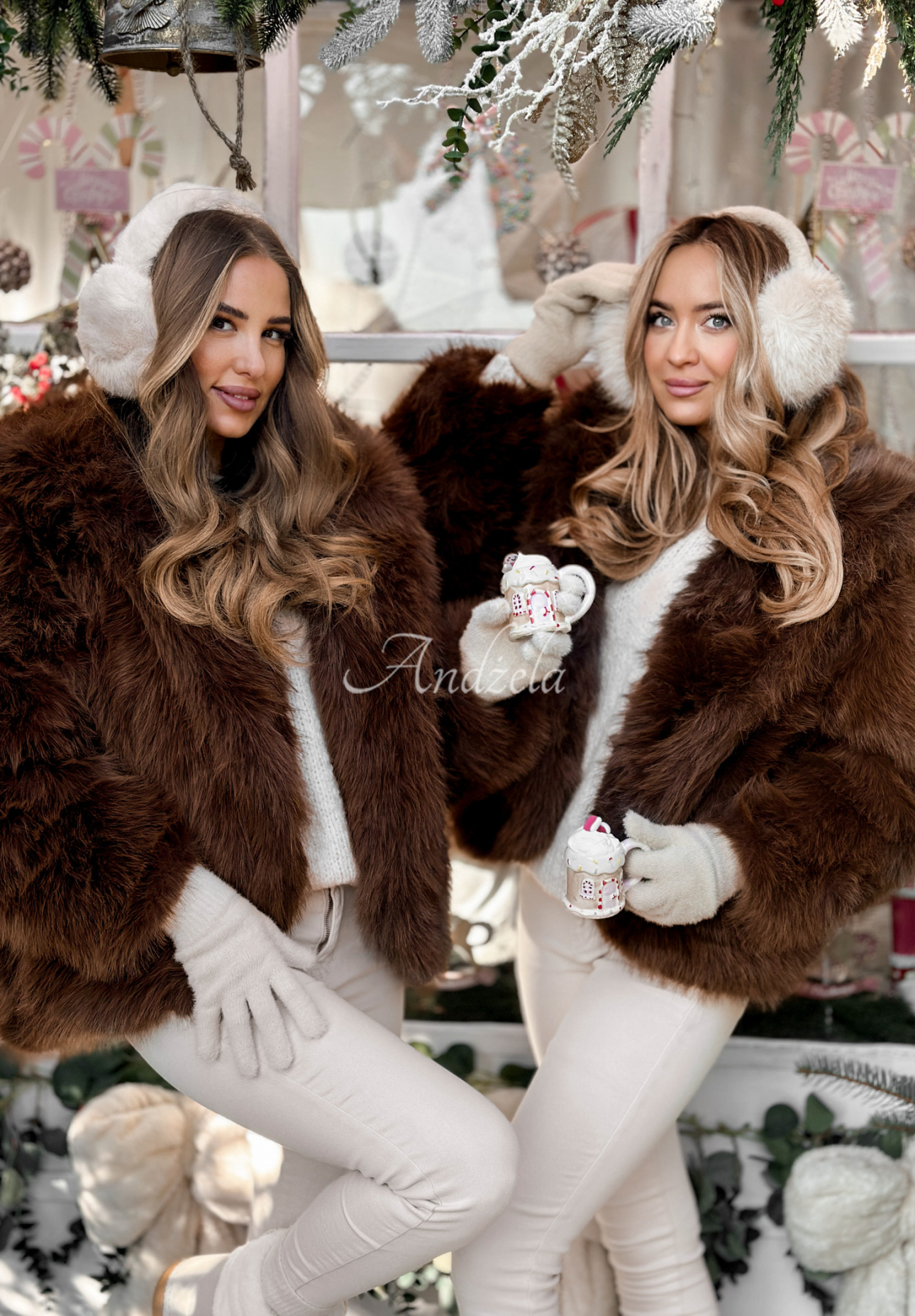 Geacă scurtă de blană Rainy Mood