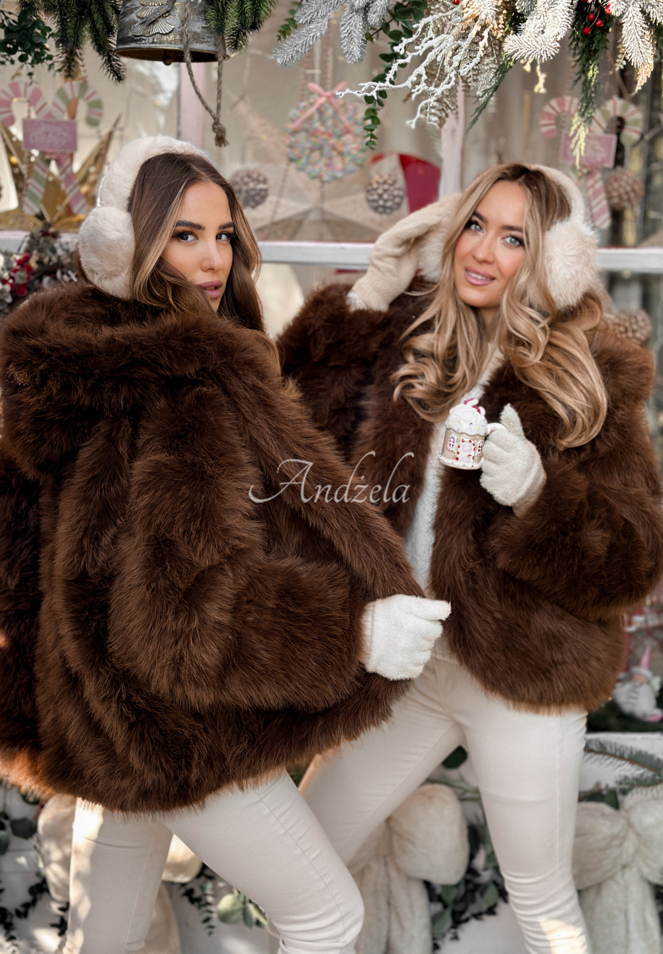 Geacă scurtă de blană Rainy Mood