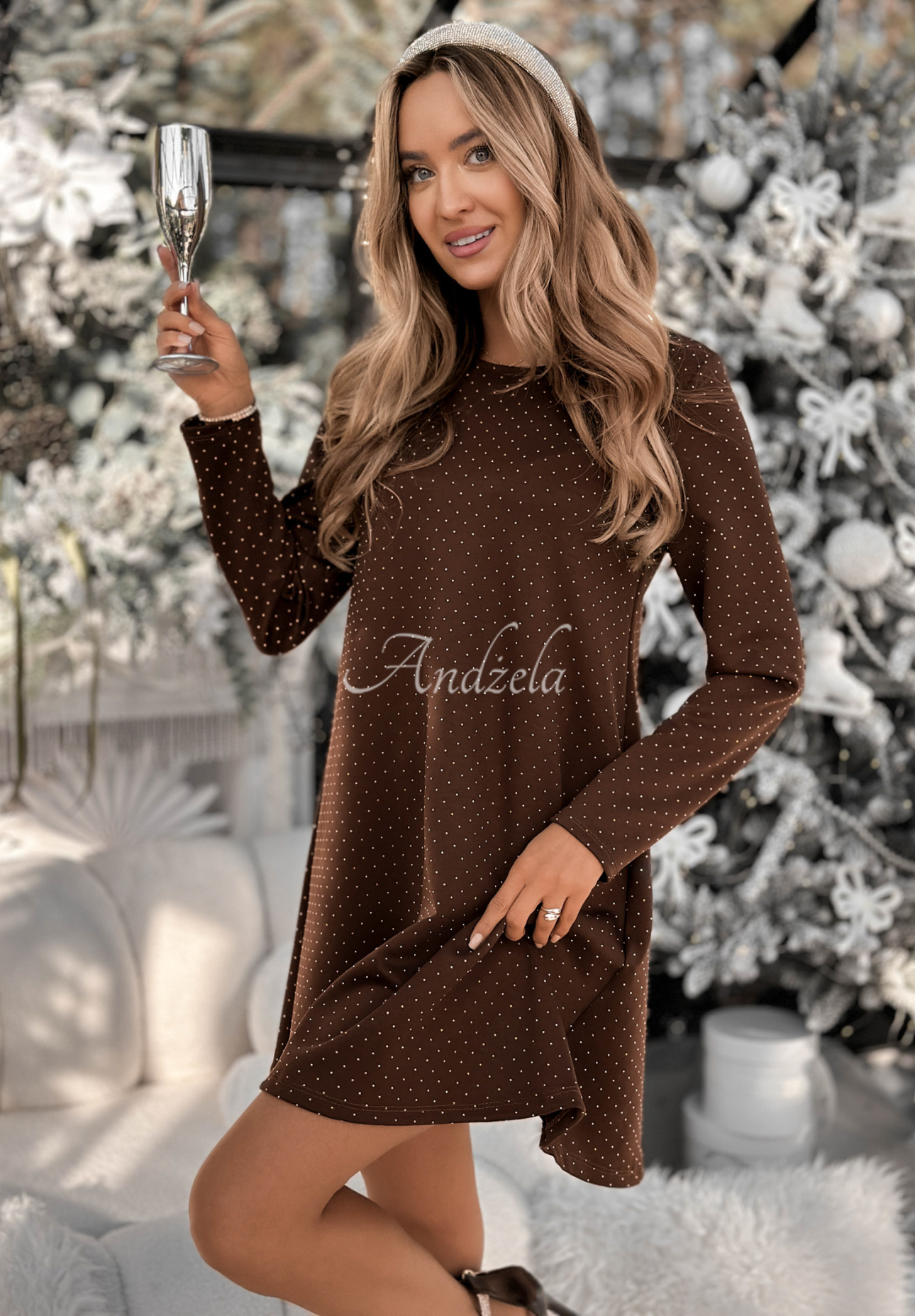 Rochie cu cristale Sparkle Like Stars