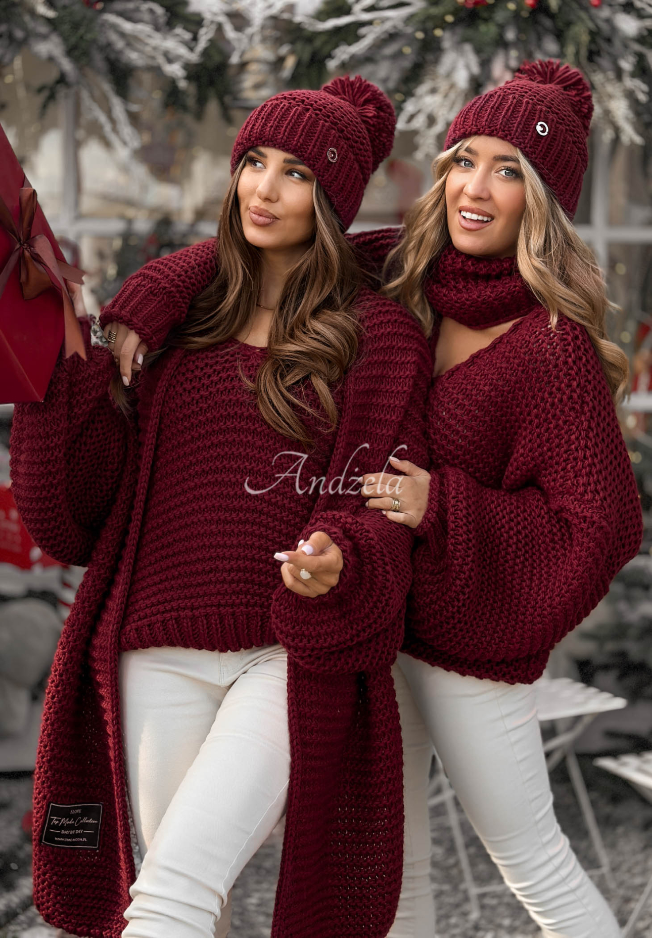 Pulover tricotat din lână Winter Is Calling