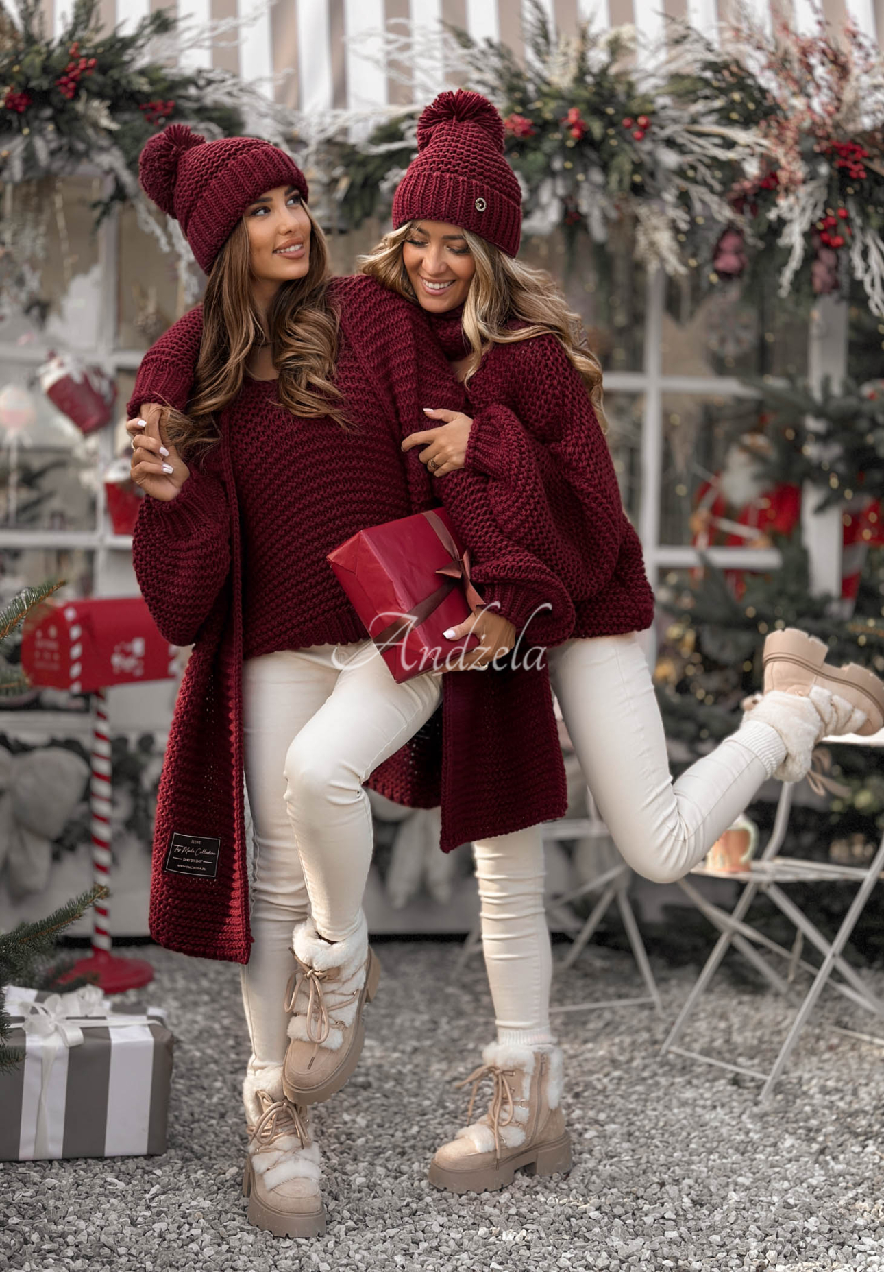 Pulover tricotat din lână Winter Is Calling