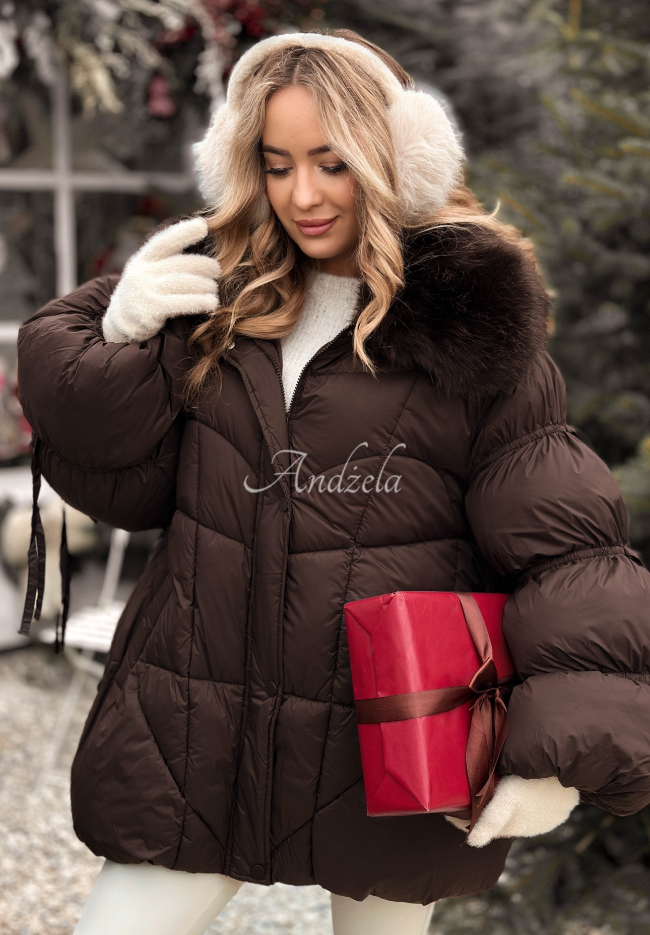 Geacă matlasată cu blăniță Cold Without You