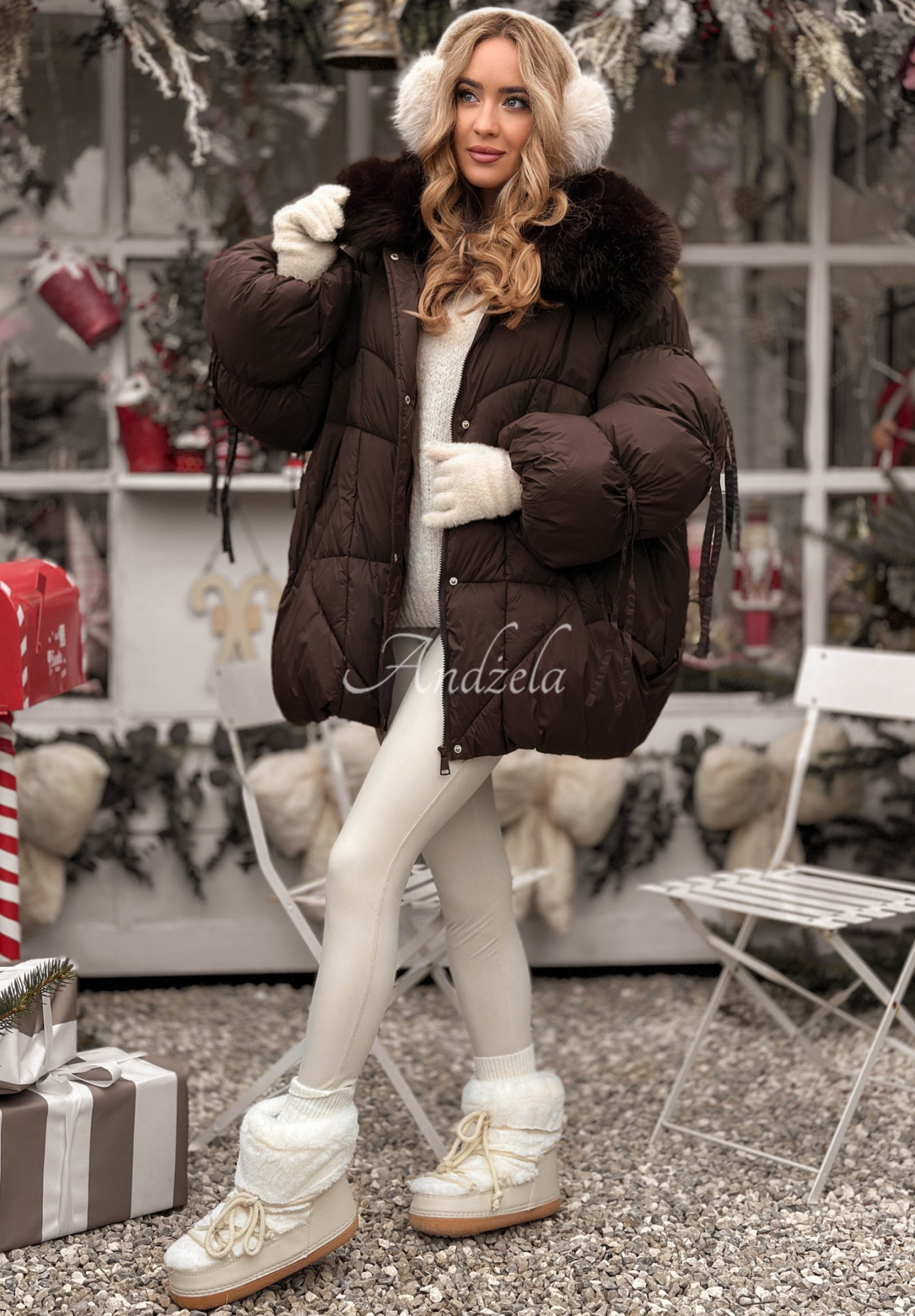 Geacă matlasată cu blăniță Cold Without You