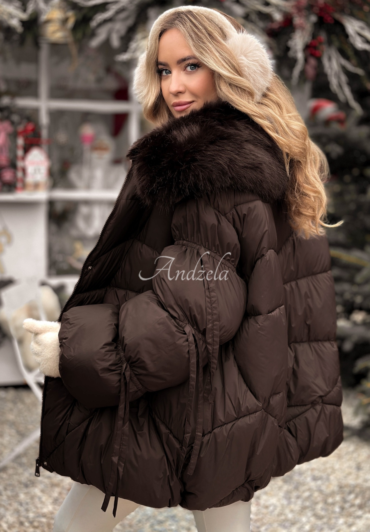 Geacă matlasată cu blăniță Cold Without You