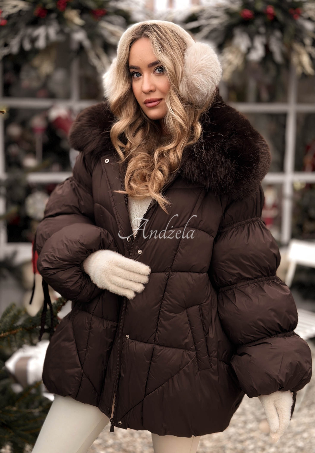 Geacă matlasată cu blăniță Cold Without You