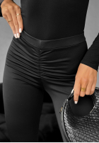 Colanți z marszczeniem Lazy Afternoon negre