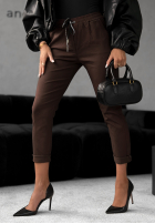 Pantaloni  Harwinton czekoladowe 
