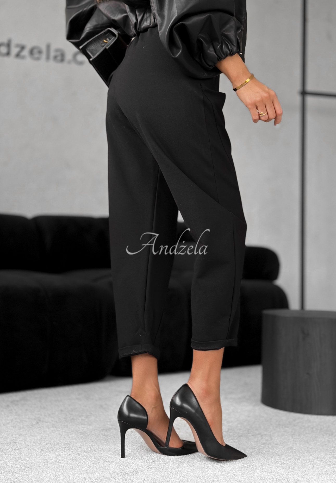 Pantaloni tip banana din viscoză It Was Real