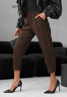 Pantaloni tip banana din viscoză It Was Real