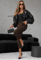 din material textil Pantaloni It Was Real ciocolatii