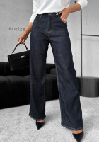 Pantaloni din denim straight Red Flag bluemarin