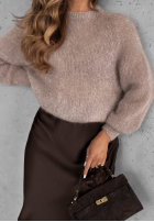 Pulover Warm Hug bej