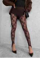 Koronkowe Dresuri z zapiętkami Dreaming Of Lace ciocolatii