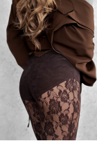 Koronkowe Dresuri z zapiętkami Dreaming Of Lace ciocolatii