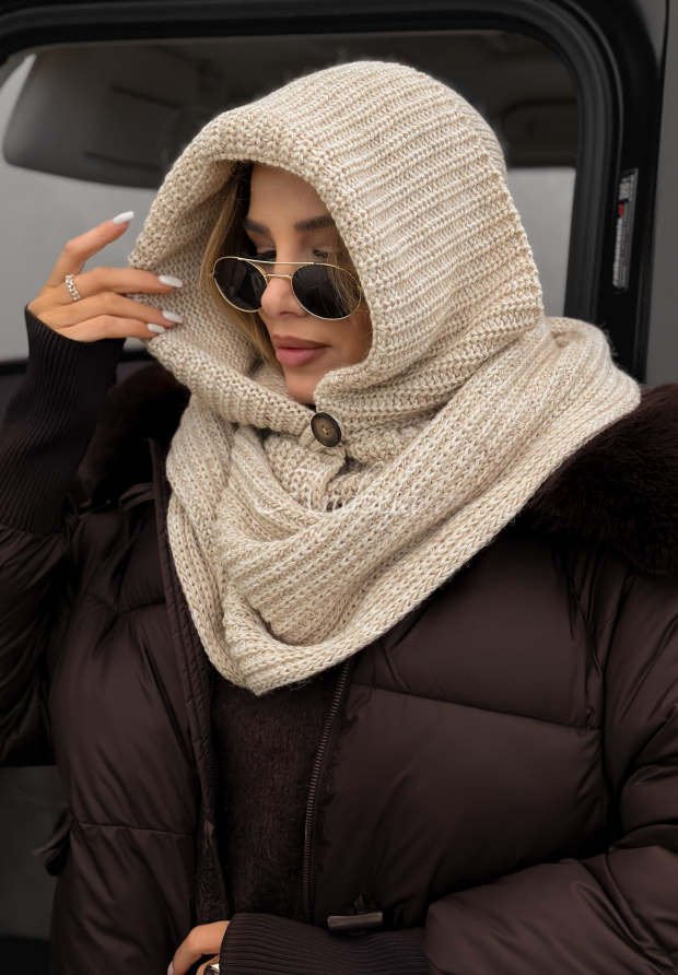 Eșarfă tip balaclava cu glugă Shade Of Winter