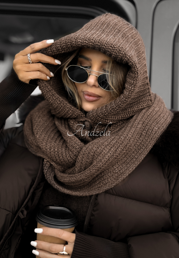 Eșarfă tip balaclava cu glugă Shade Of Winter